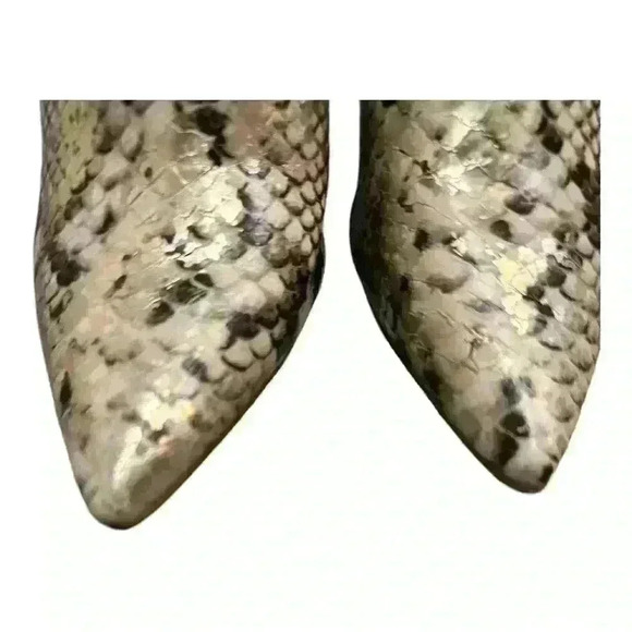 Express Faux Snakeskin Mule Pumps Excellent Condition, size 7 - Picture 7 of 7